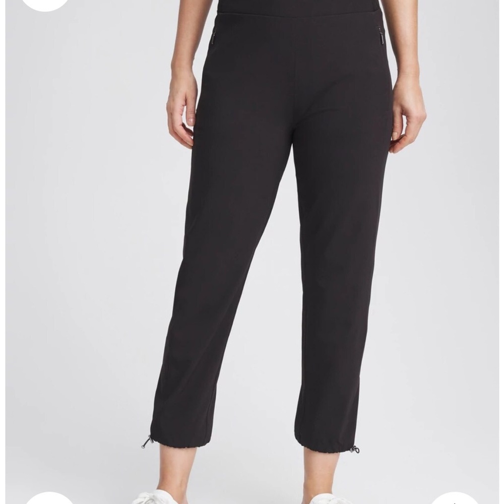 Chico’s Lightweight Zenergy® UPF Neema Bungee-Hem Cropped Pants